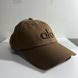 ALO Yoga Brown Logo Baseball Cap
